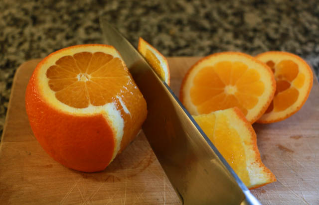 In the Kitchen: Oranges with Lime Syrup