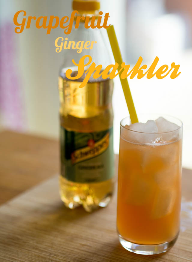 Ready, Steady, Go! Three Fun Summer Cocktails To Quench Thirst and Delight - Grapefruit Ginger Sparkler